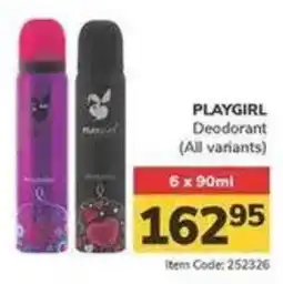 Jumbo PLAYGIRL Deodorant offer