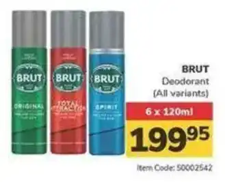 Jumbo BRUT Deodorant offer