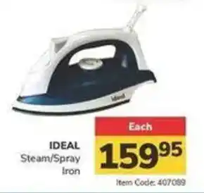 Jumbo IDEAL Steam/Spray Iron offer