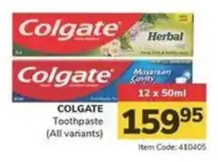 Jumbo COLGATE Toothpaste offer