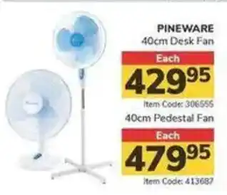 Jumbo PINEWARE Desk Fan offer