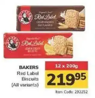 Jumbo BAKERS Red Label Biscuits offer