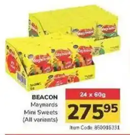 Jumbo BEACON Maynards Mini Sweets offer