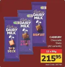 Jumbo CADBURY Chocolate Slabs offer