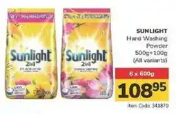 Jumbo SUNLIGHT Hand Washing Powder offer