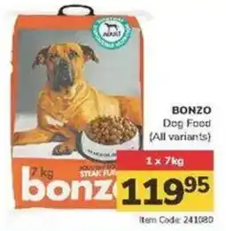 Jumbo BONZO Dog Food offer