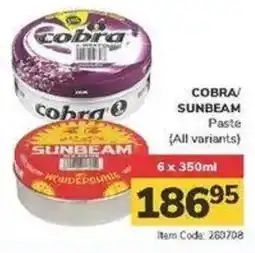 Jumbo COBRA SUNBEAM Paste offer