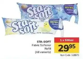 Jumbo STA-SOFT Fabric Softener Refill offer