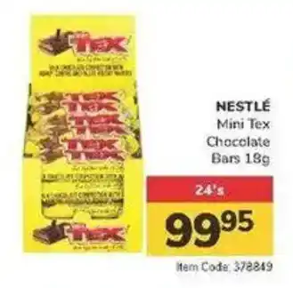 Jumbo NESTLÉ Mini Tex Chocolate Bars offer