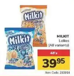 Jumbo MILKIT Lollies offer