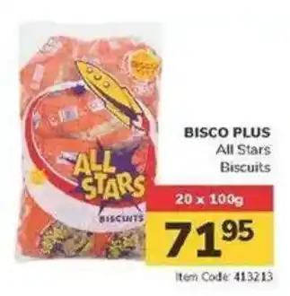 Jumbo BISCO PLUS All Stars Biscuits offer