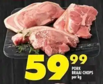 Shoprite Pork braai chops offer