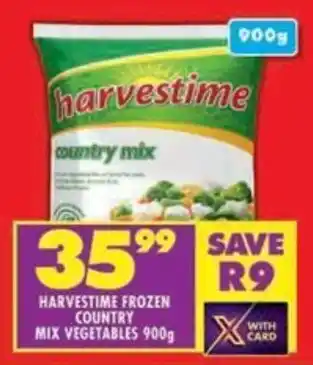 Shoprite Harvestime frozen country mix vegetables offer