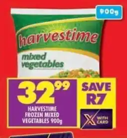 Shoprite Harvestime frozen mixed vegetables offer