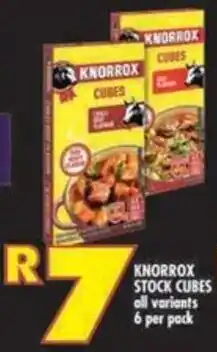 Shoprite Knorrox stock cubes all variants offer