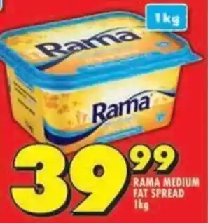 Shoprite Rama medium fat spread offer