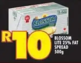 Shoprite Blossom lite 25% fat spread offer