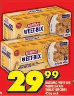 Shoprite Bokomo weet-bix wholegrain wheat biscuits offer