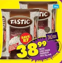 Shoprite Tastic long grain parboiled rice offer