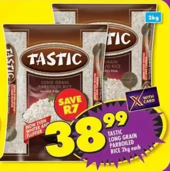 Shoprite Tastic long grain parboiled rice offer