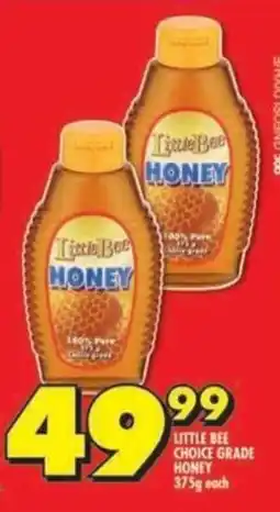 Shoprite Little bee choice grade honey offer