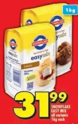 Shoprite Snowflake easy mix all variants offer