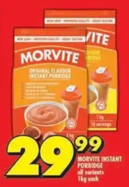 Shoprite Morvite instant porridge all variants offer