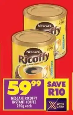 Shoprite Nescafe ricoffy instant coffee offer