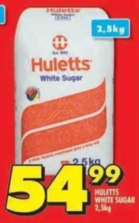 Shoprite Huletts white sugar offer