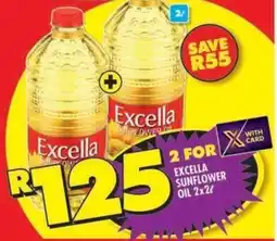 Shoprite Excella sunflower oil offer