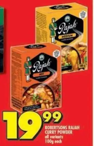 Shoprite Robertsons rajah curry powder all variants offer