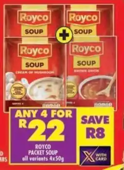 Shoprite Royco packet soup all variants offer