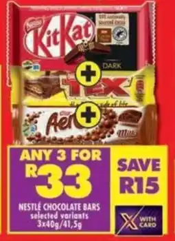 Shoprite Nestle chocolate bars selected variants offer