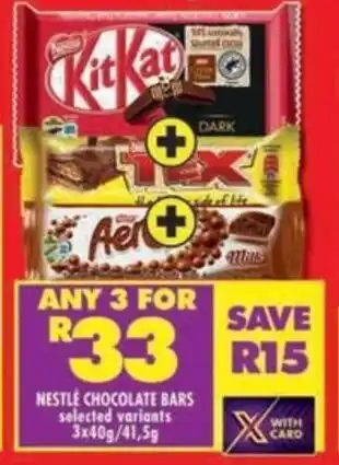 Shoprite Nestle chocolate bars selected variants offer