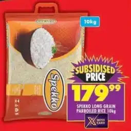 Shoprite Spekko long grain parboiled rice offer