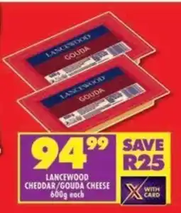 Shoprite Lancewood cheddar/gouda cheese offer