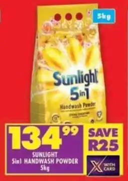 Shoprite Sunlight 5in1 handwash powder offer