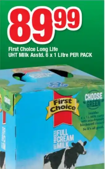 OK Foods First Choice Long Life UHT Milk Asstd. offer