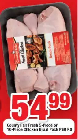 OK Foods County Fair Fresh or Chicken Braai Pack offer