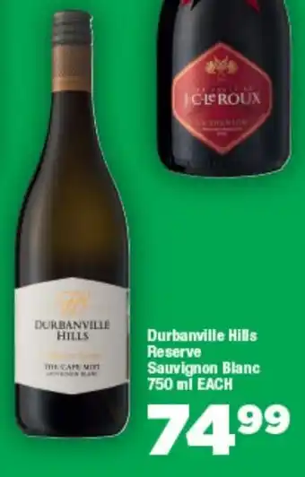 OK Foods Durbanville Hills Reserve Sauvignon Blanc offer