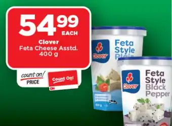 OK Foods Clover Feta Cheese Asstd. offer