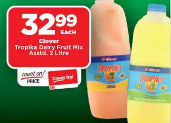 OK Foods Clover Tropika Dairy Fruit Mix Asstd. offer