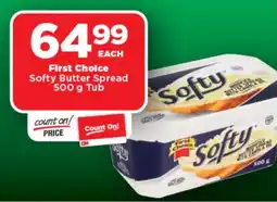 OK Foods First Choice Softy Butter Spread Tub offer