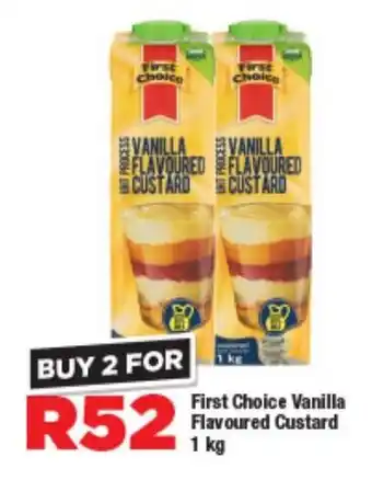 OK Foods First Choice Vanilla Flavoured Custard offer