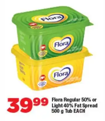 OK Foods Flora Regular 50% or Light 40% Fat Spread Tub offer