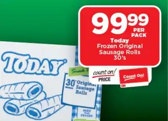 OK Foods Today Frozen Original Sausage Rolls offer