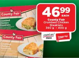 OK Foods County Fair Crumbed Chicken Steaklets offer