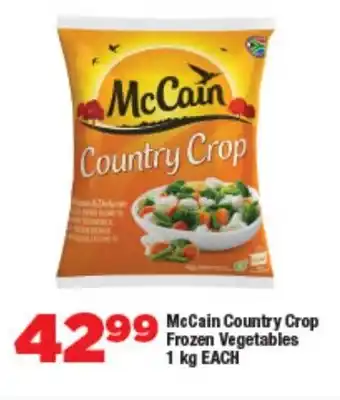 OK Foods McCain Country Crop Frozen Vegetables offer