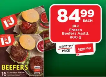 OK Foods I&J Frozen Beefers Asstd. offer