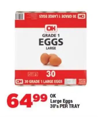 OK Foods OK Large Eggs offer